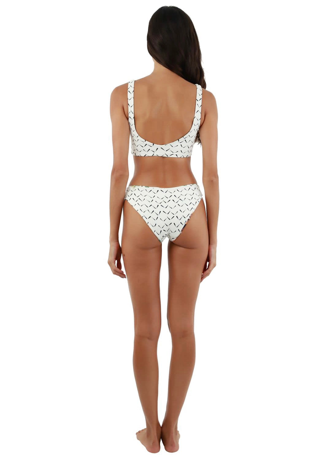 BIKINI FLORES TOP REVERSIBLE