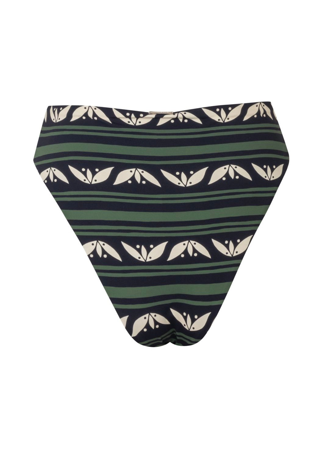BIKINI ALTO RAYAS VERDES