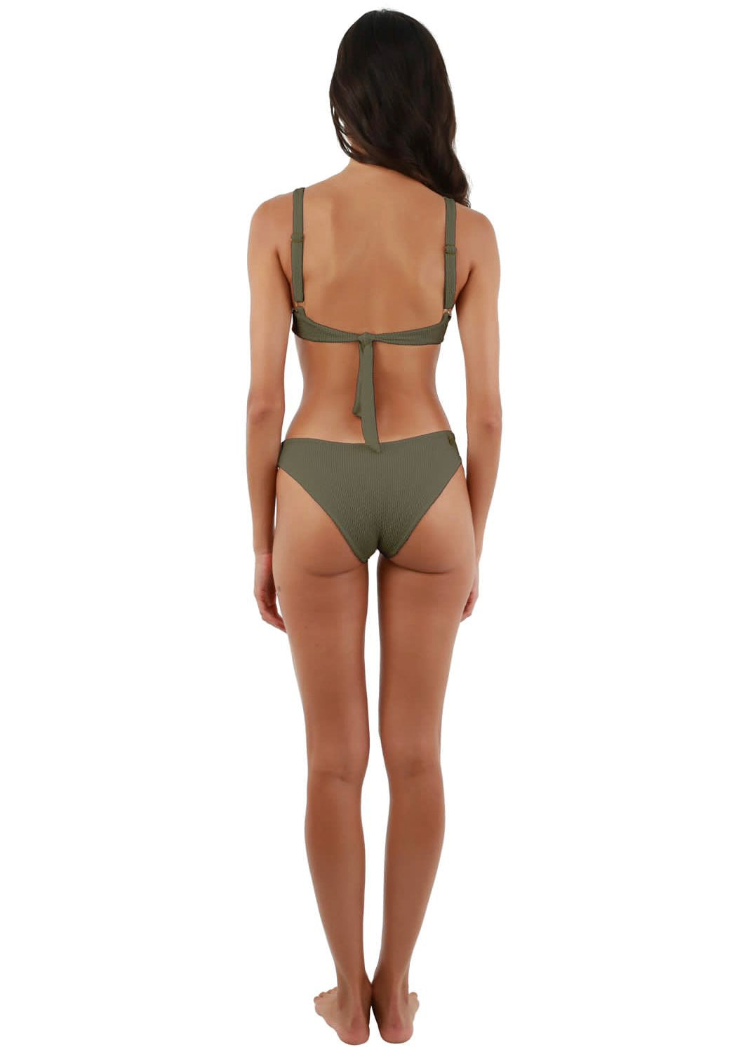 BIKINI COPA TEXTURA OLIVO