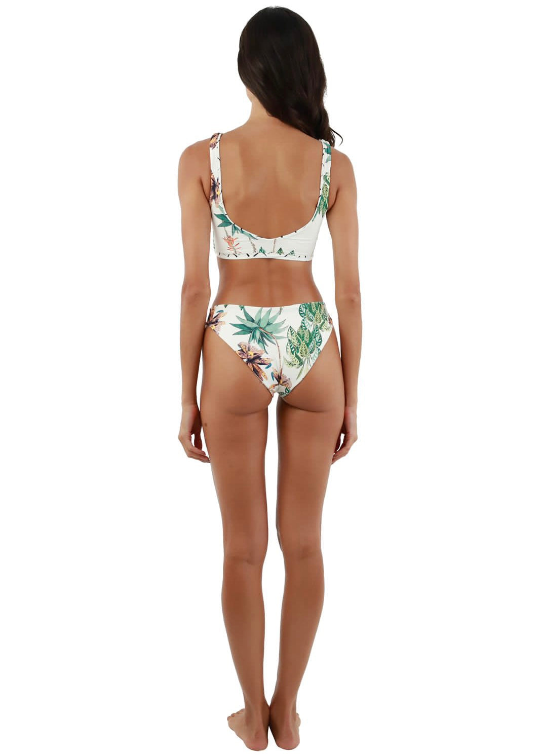 BIKINI FLORES TOP REVERSIBLE