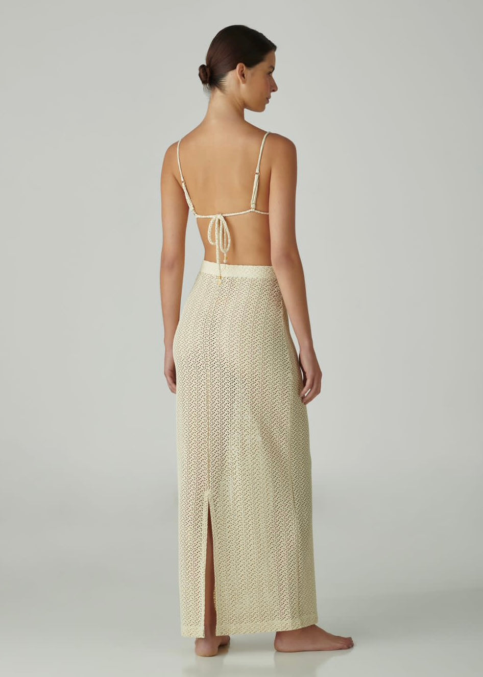 FALDA LARGA BEIGE
