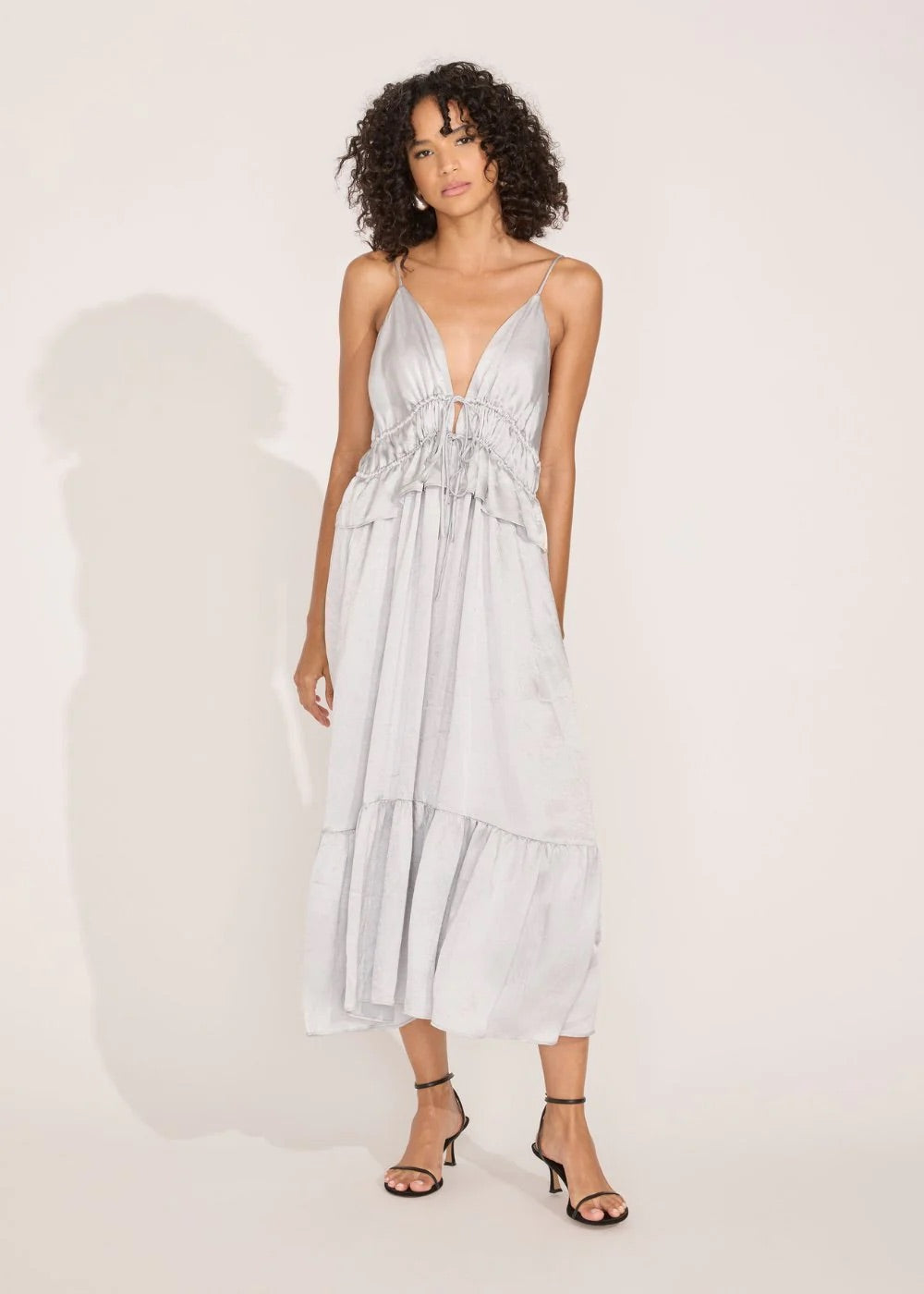 VESTIDO PLATEADO