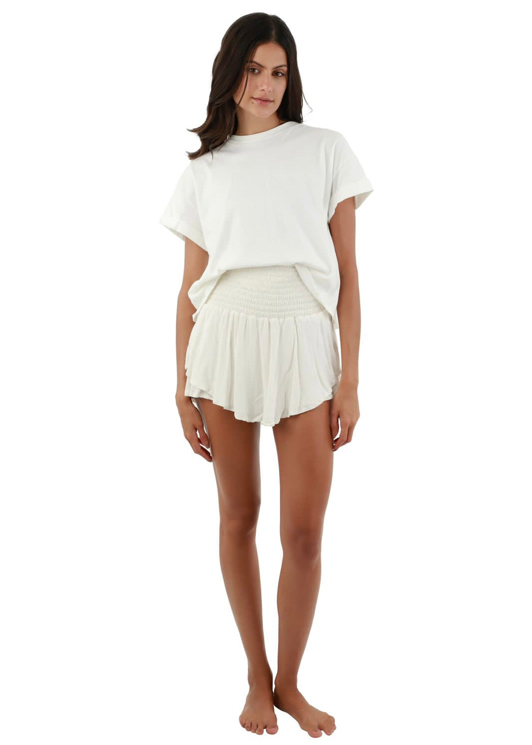 FALDA SHORT BLANCA