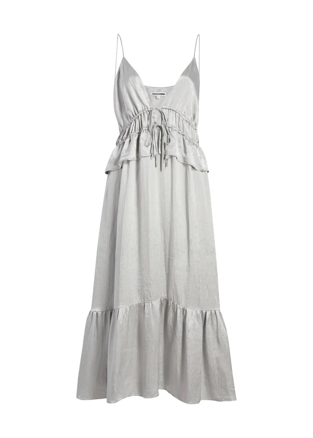 VESTIDO PLATEADO