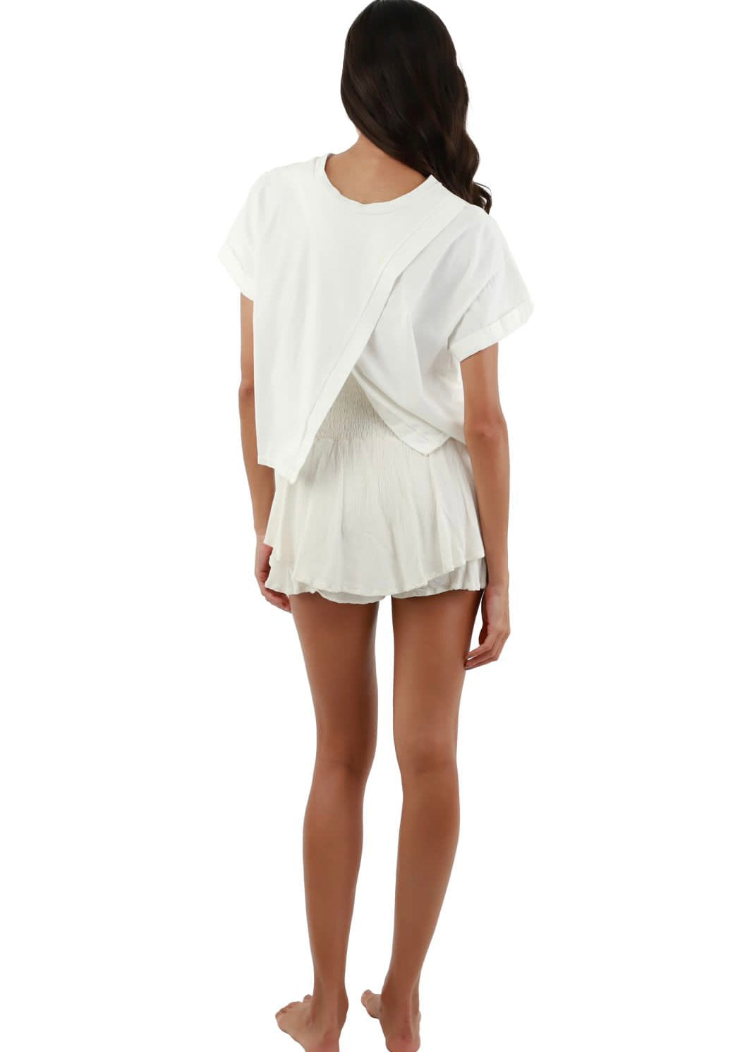 FALDA SHORT BLANCA