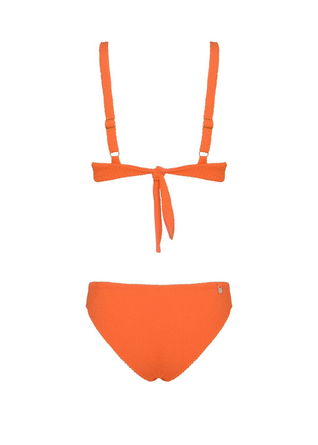 BIKINI COPA TEXTURA NARANJA