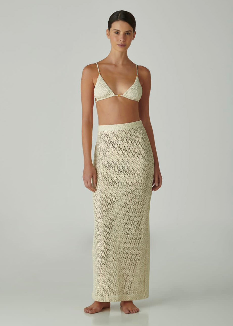 FALDA LARGA BEIGE
