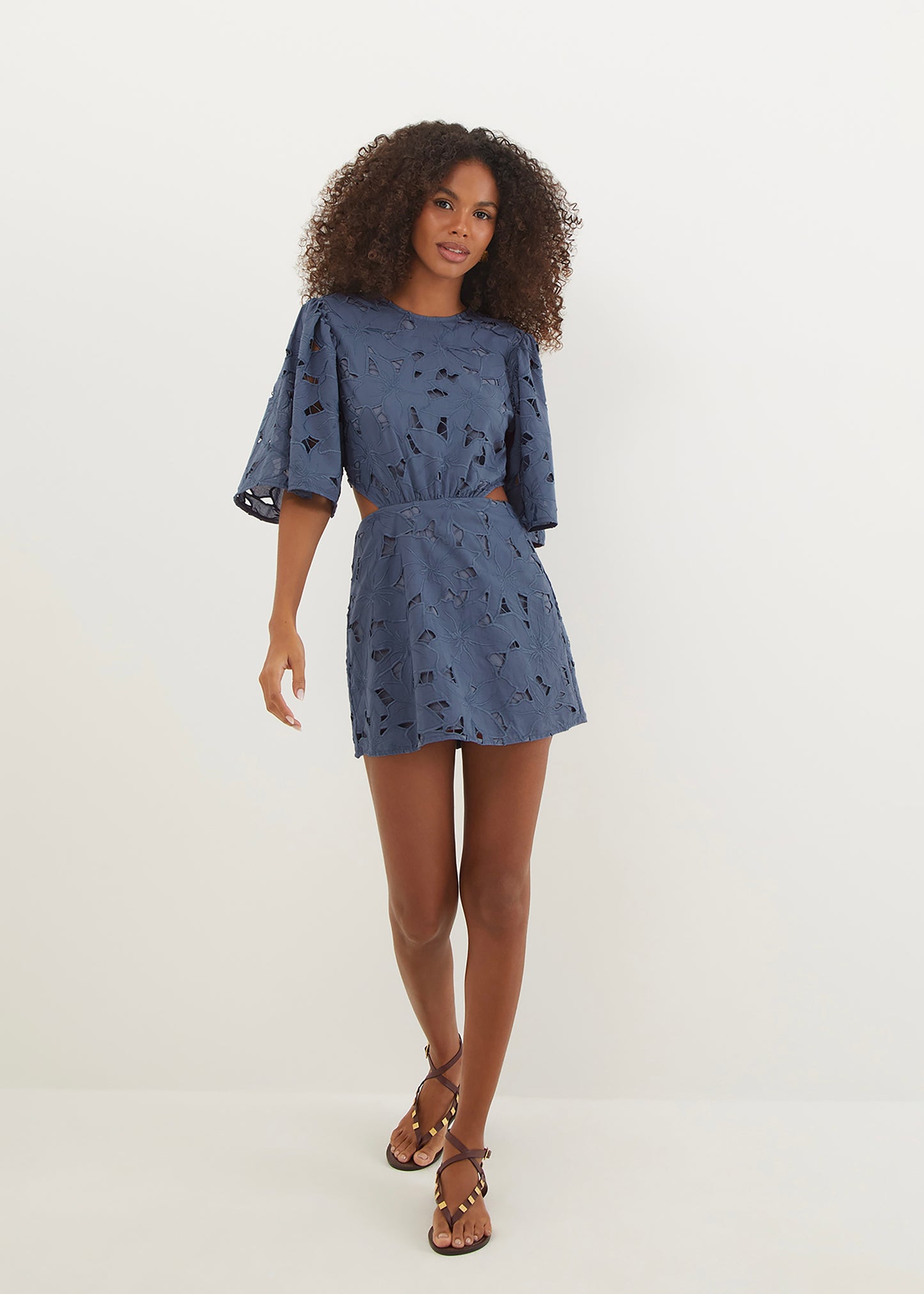 VESTIDO AZUL CORTO
