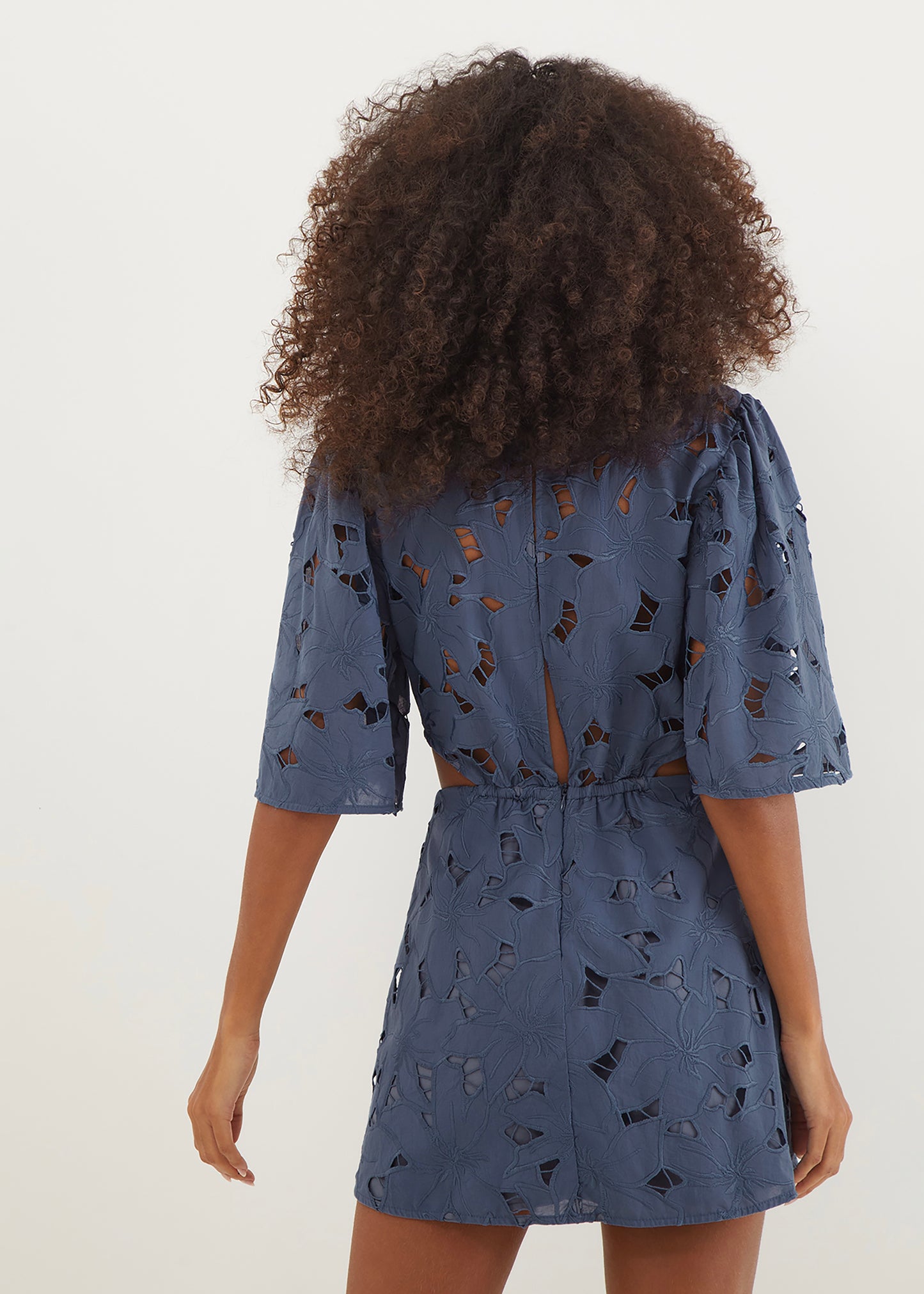 VESTIDO AZUL CORTO