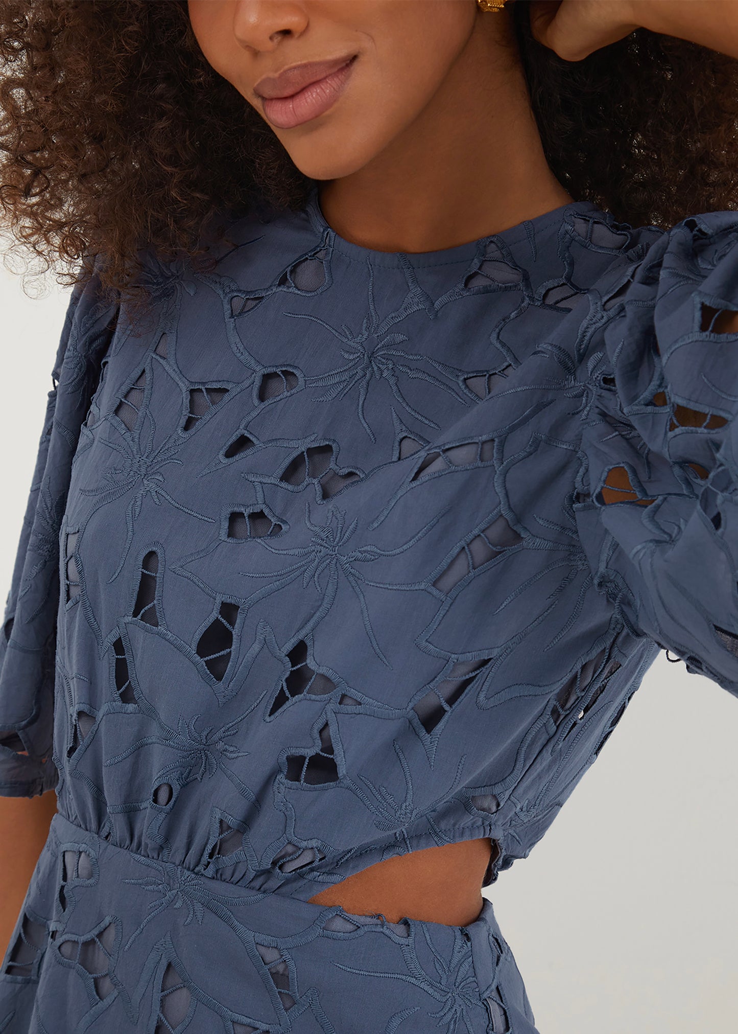 VESTIDO AZUL CORTO