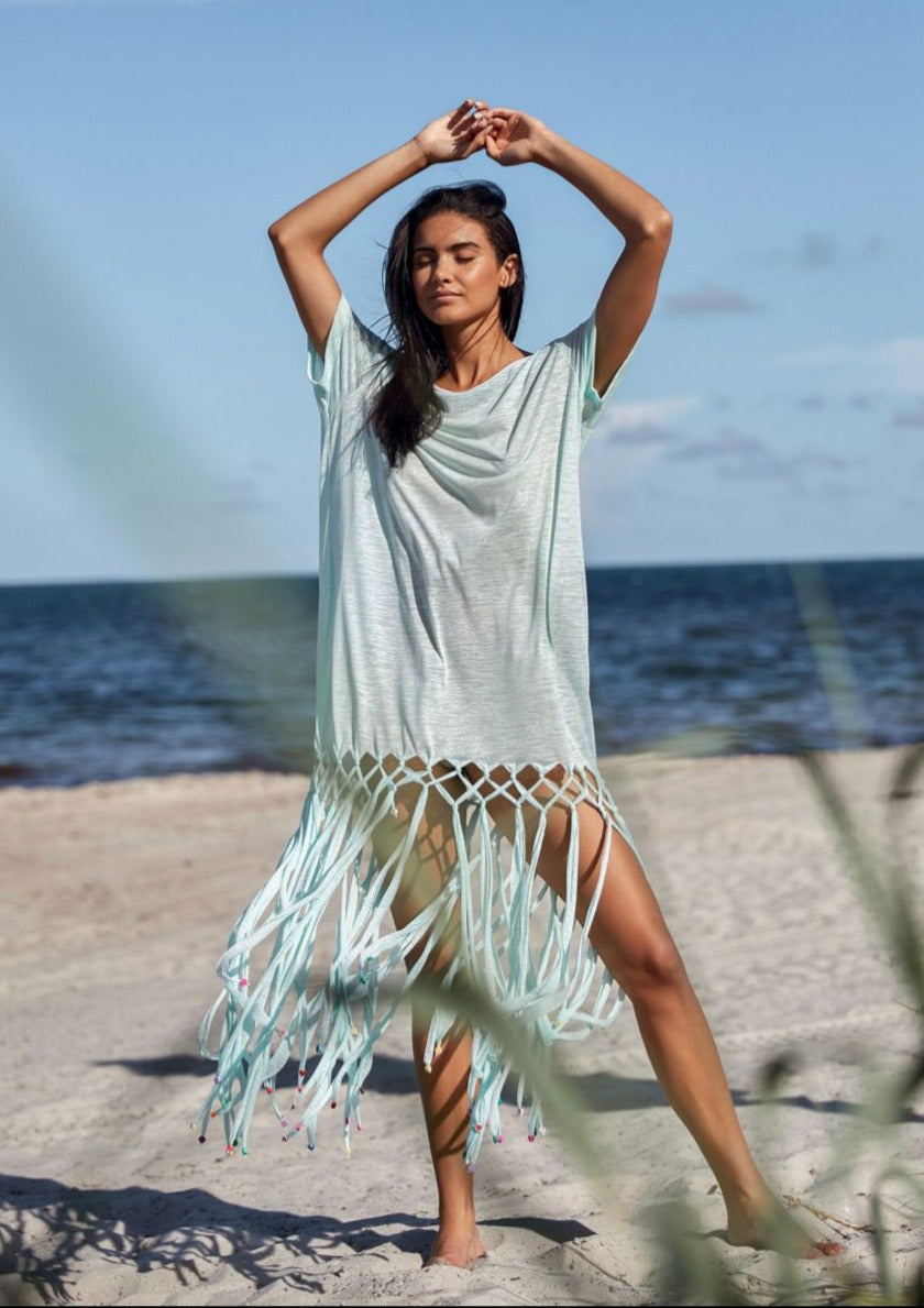 VESTIDO FLECOS