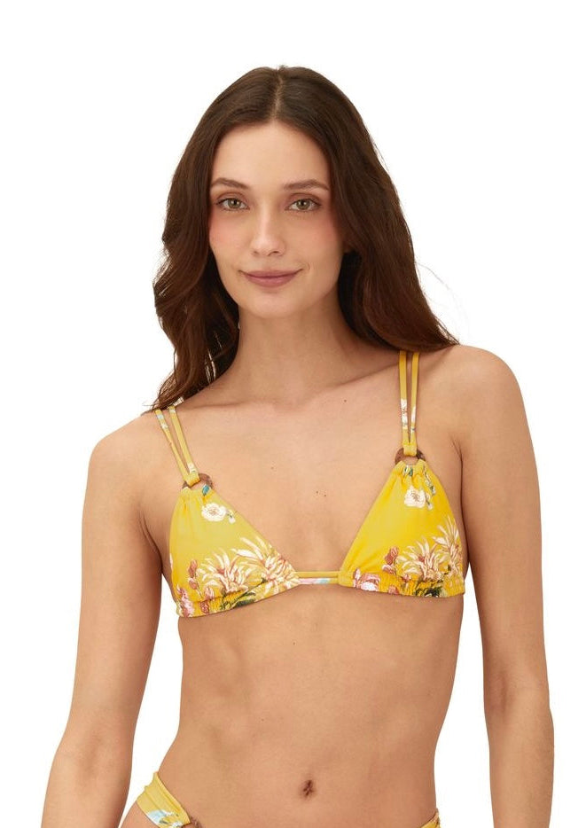BIKINI AMARILLO FLORES
