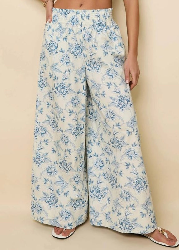 SET FLORES AZULES