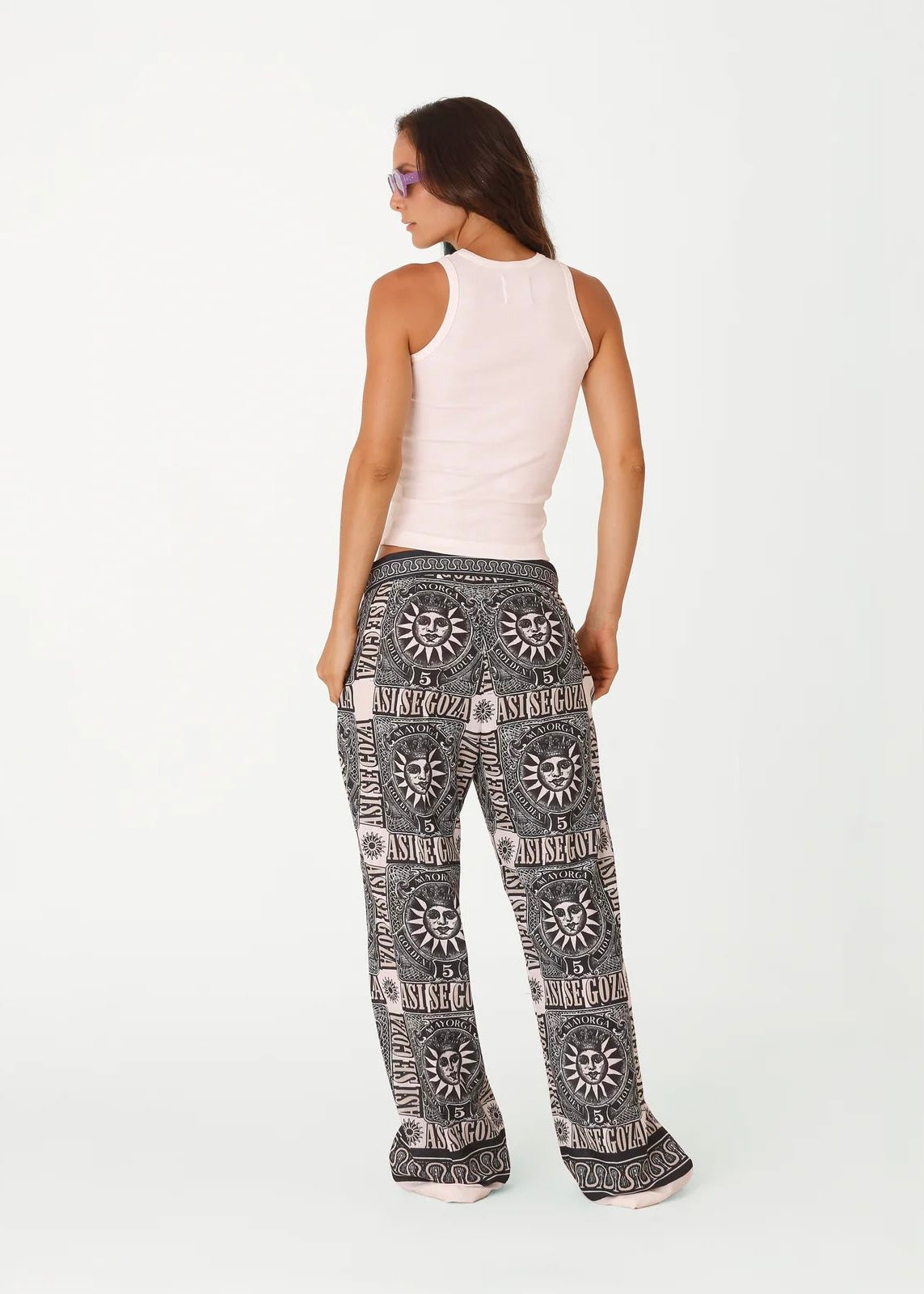 TANK TOP BLANCA SIGNO NEGRO