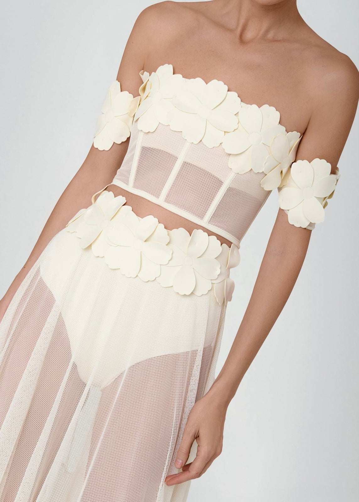 SET OFF WHITE FLORES