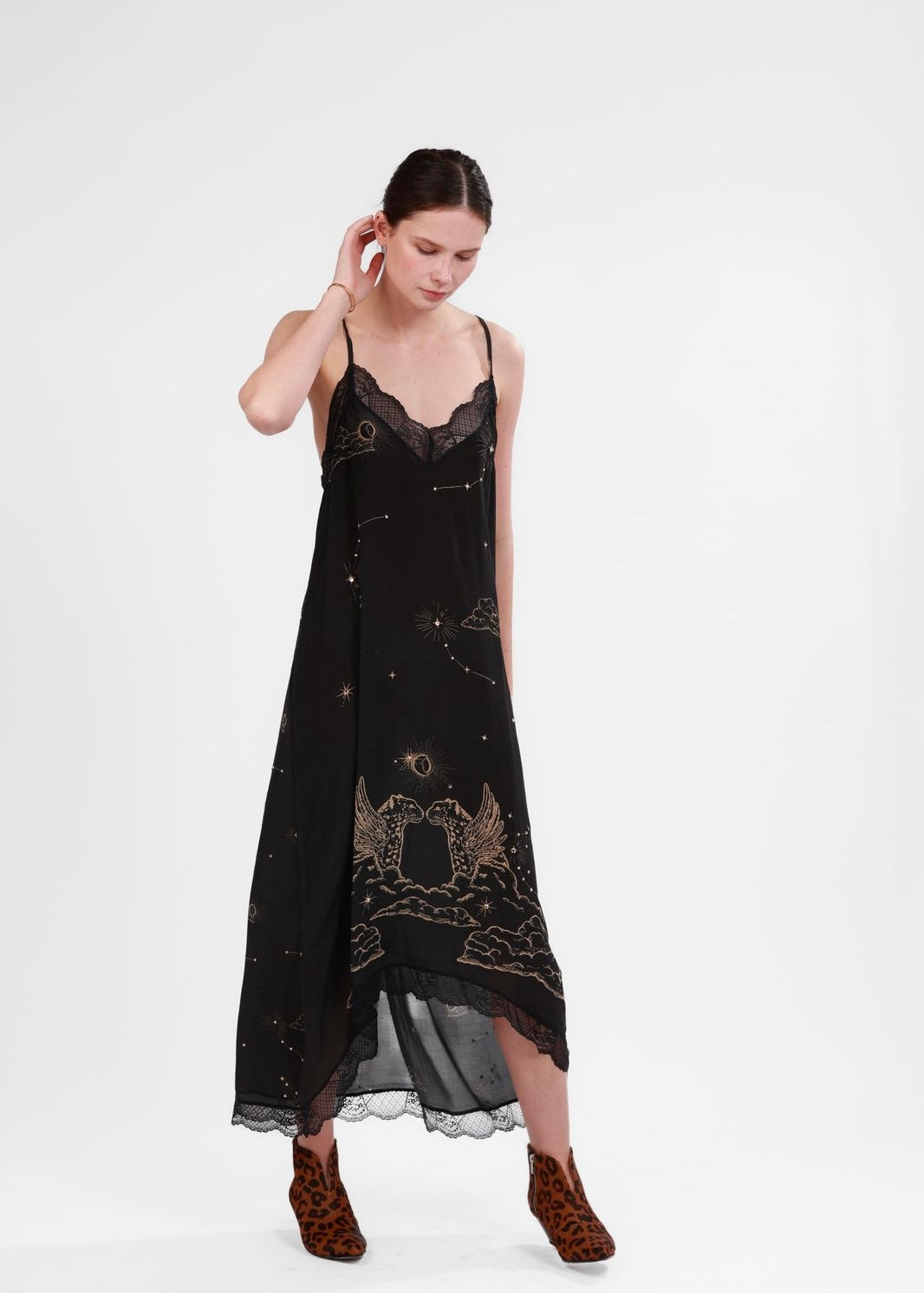 VESTIDO NEGRO SEDA