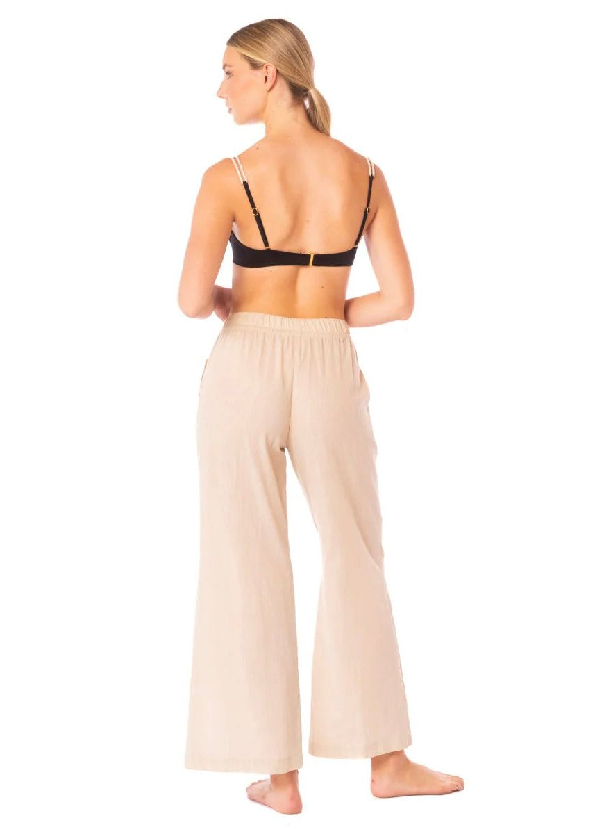 PANTALÓN LINO BEIGE