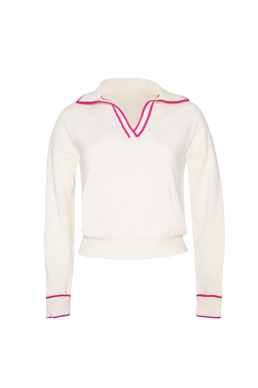 SET POLO BLANCO ROSA