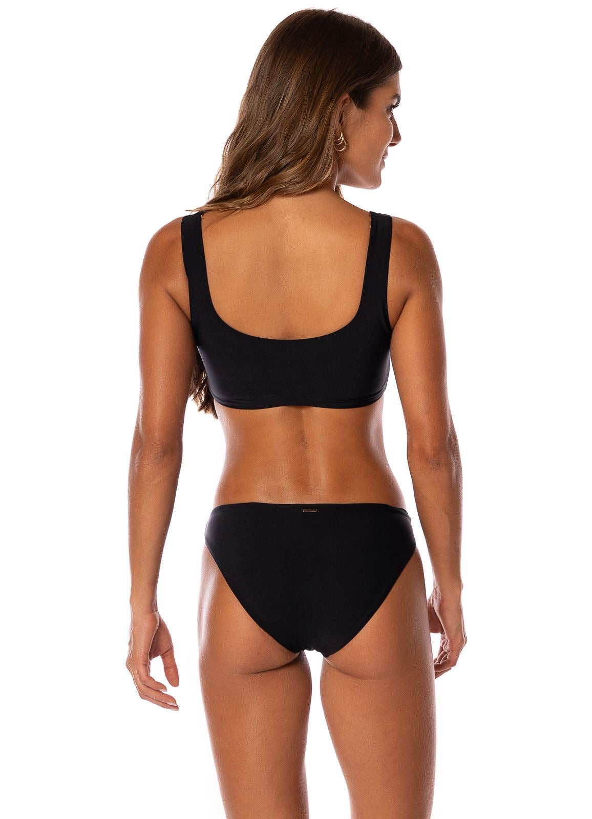 BIKINI NEGRO CON AGUJETAS REVERSIBLE