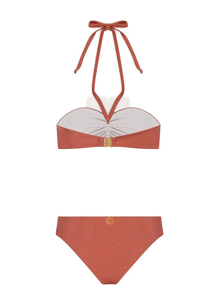 BIKINI LADRILLO CON FLOR