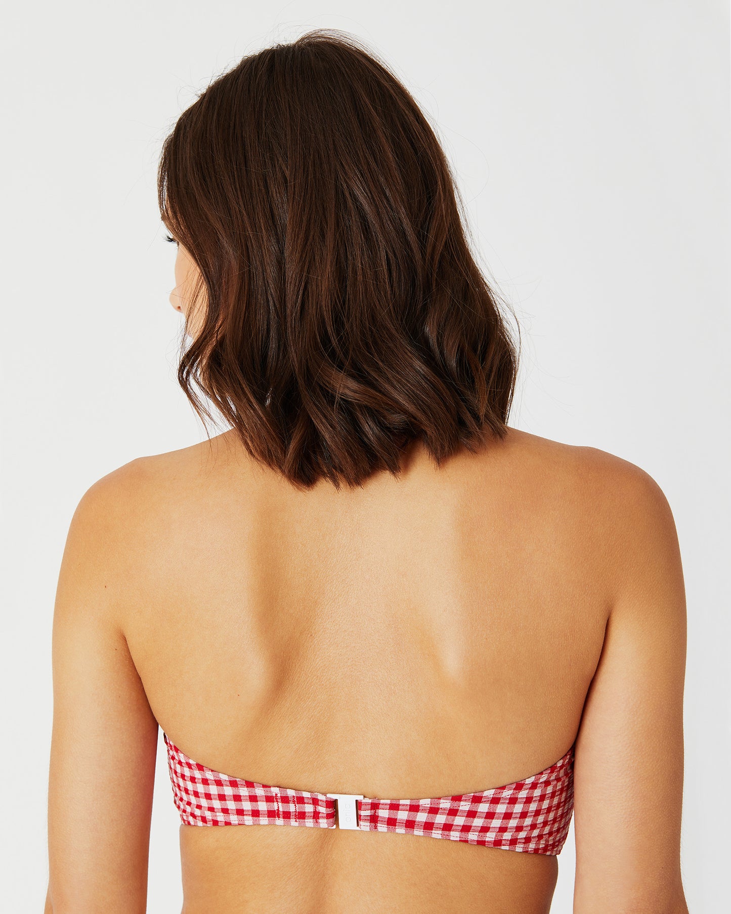 BIKINI CUADRITOS ROJO