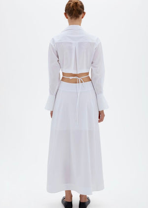 VESTIDO BLANCO ESCOTADO