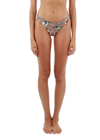 BIKINI TAUPE HOJAS TRI