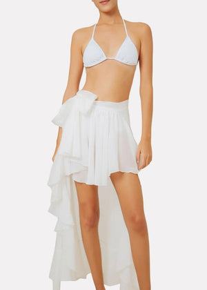 FALDA FLAMENCA BLANCA