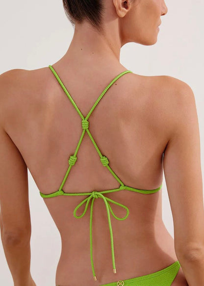 BIKINI VERDE MACRAMÉ