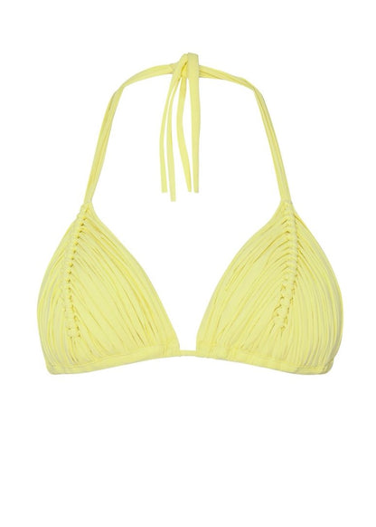 BIKINI AMARILLO MACRAMÉ