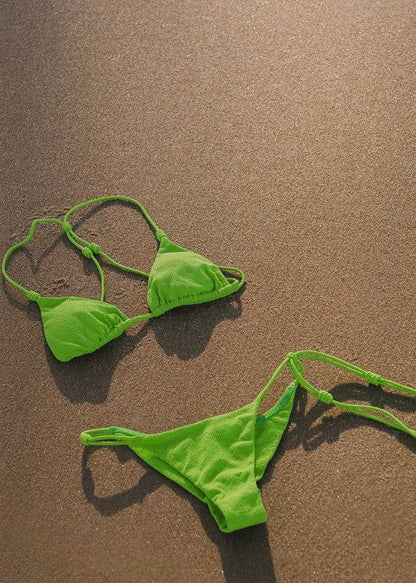 BIKINI VERDE MACRAMÉ