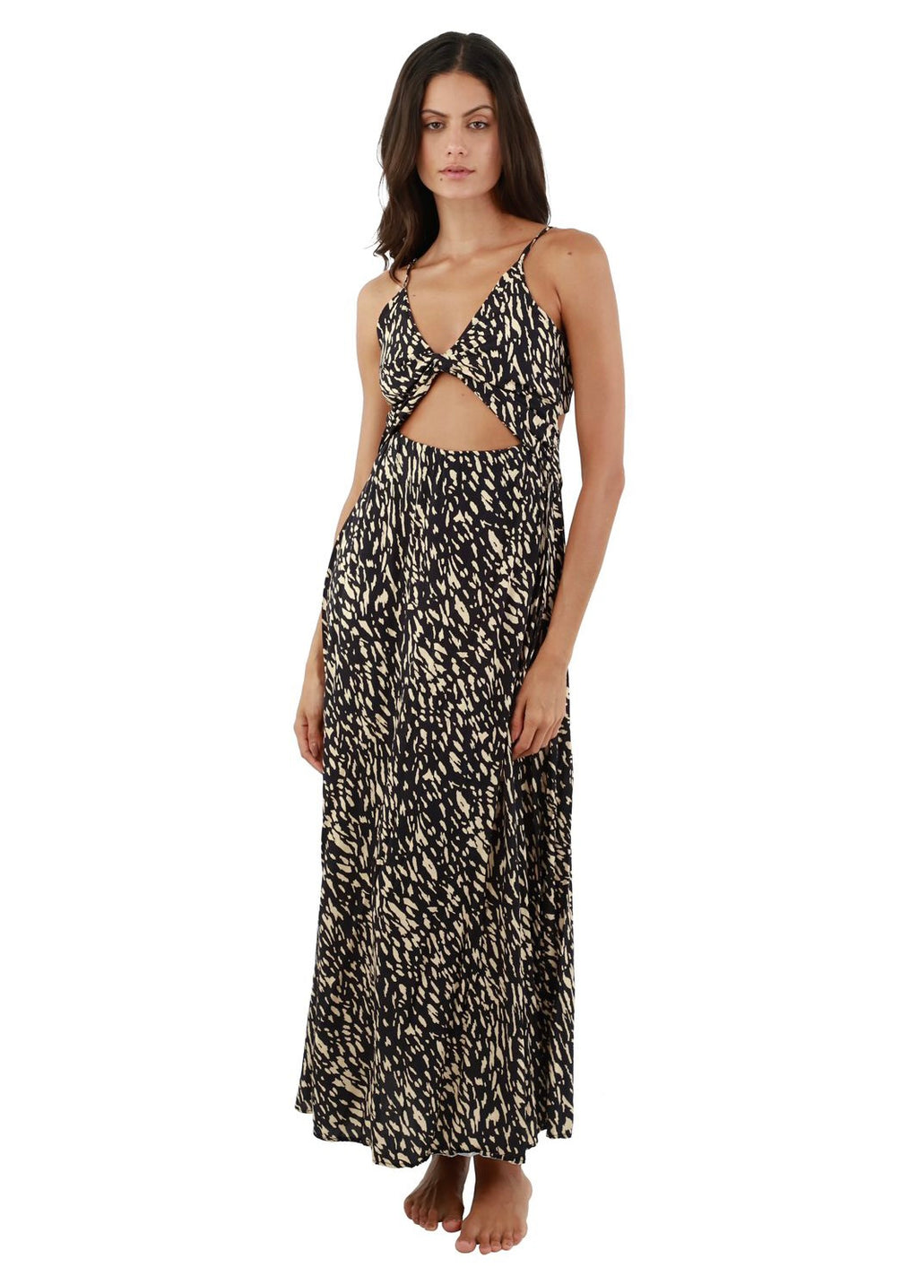 VESTIDO LARGO MANCHAS