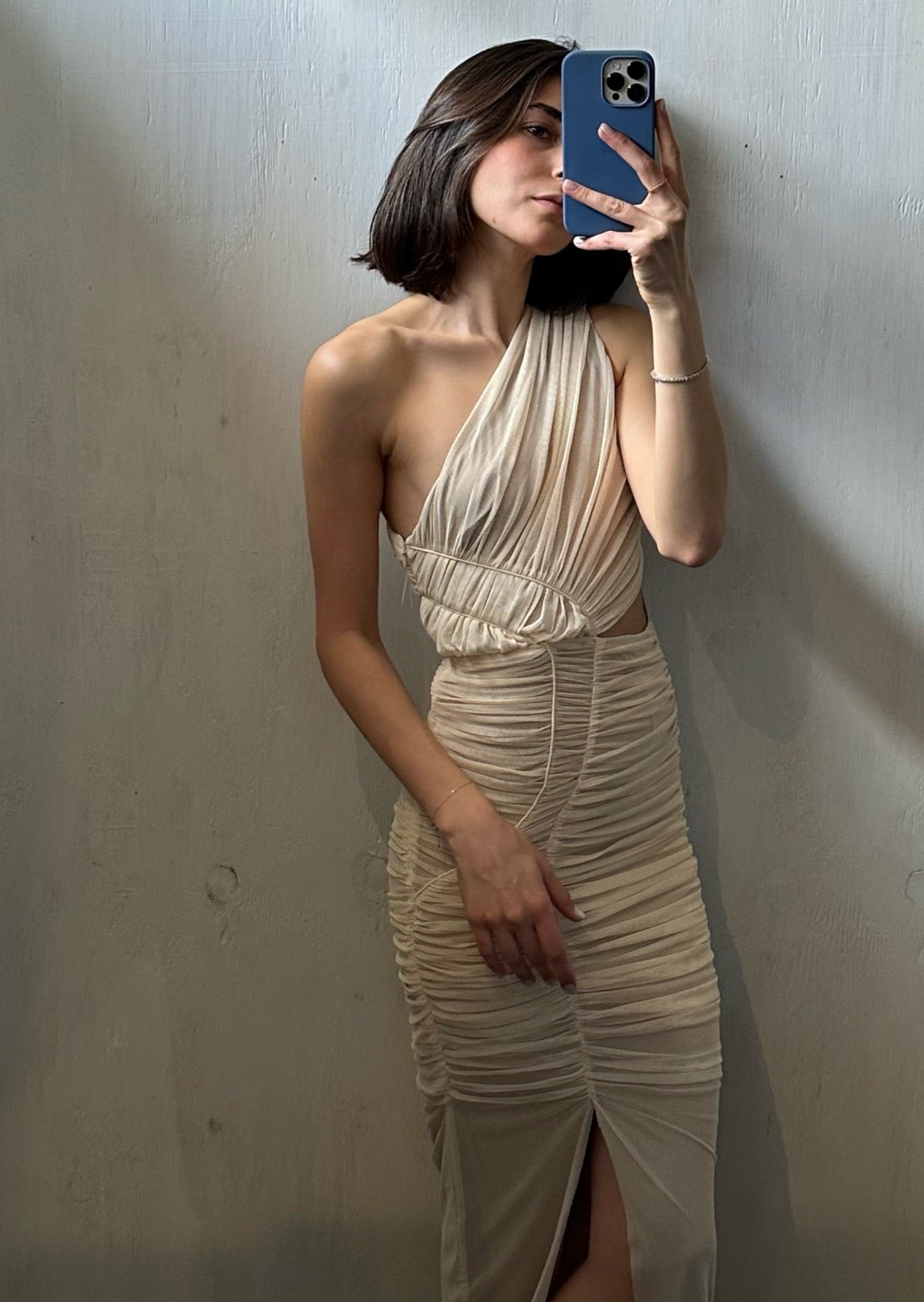 VESTIDO DRAPEADO