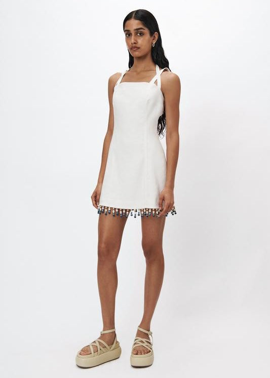 MINI VESTIDO CON APLICACIONES