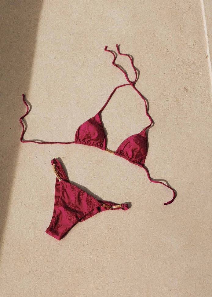 BIKINI ROSA CON PRINT