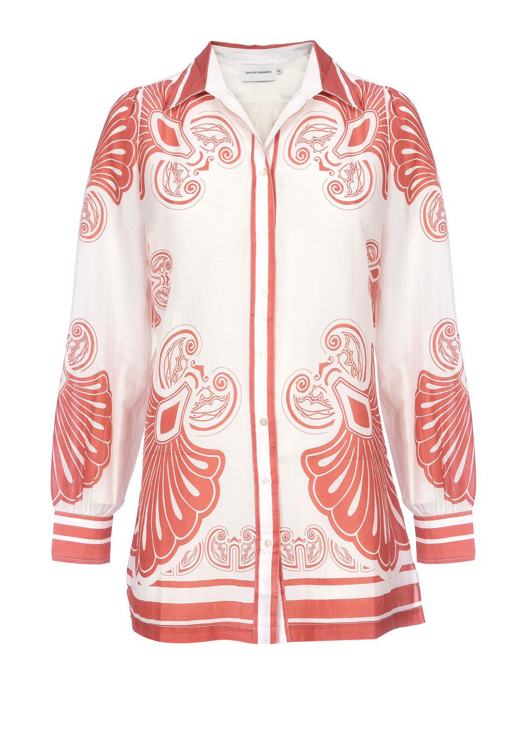 CAMISA BLANCA CON ROJO