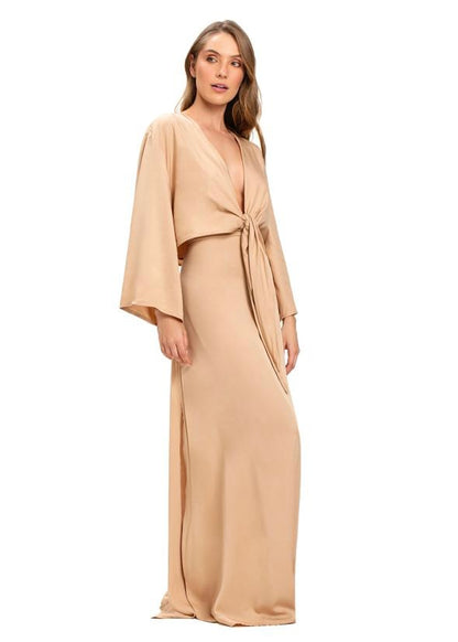 VESTIDO CAMEL