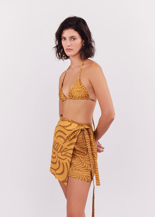 MINIFALDA SUAVE OCRE