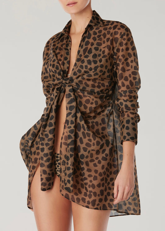 CAMISA ANIMAL PRINT ABIERTA