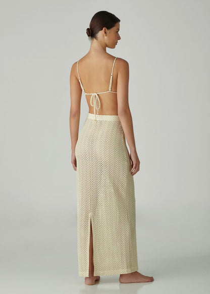 FALDA LARGA BEIGE