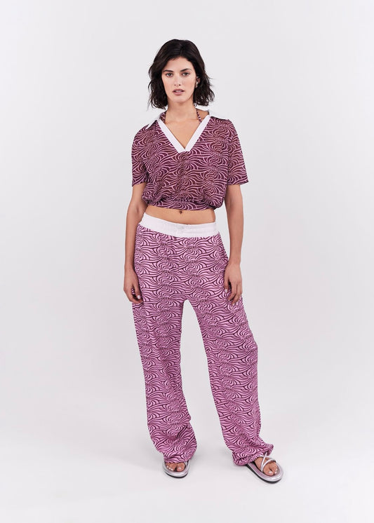 PANTALÓN ELÁSTICO SUAVE ROSA