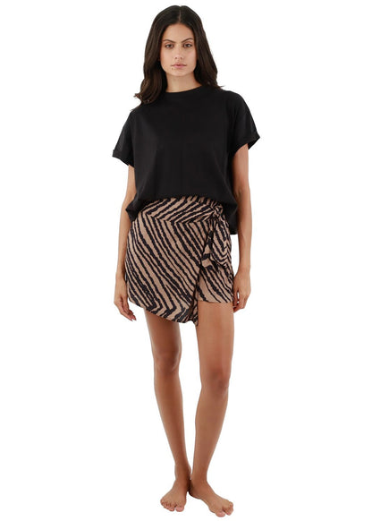 FALDA SHORT ZEBRA