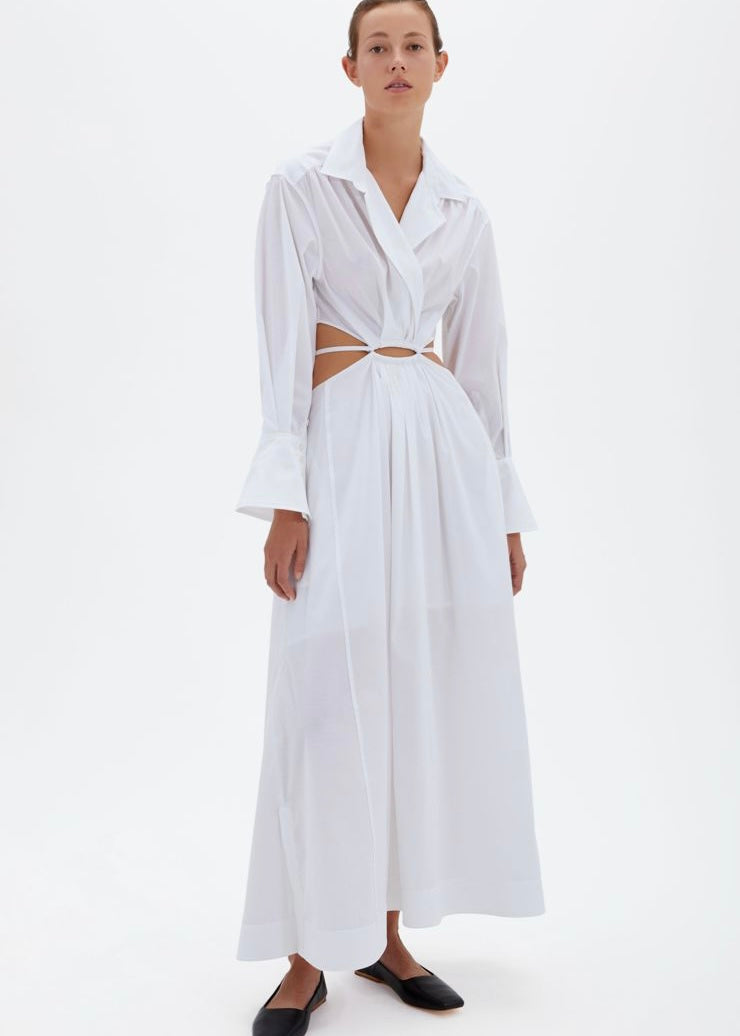 VESTIDO BLANCO ESCOTADO