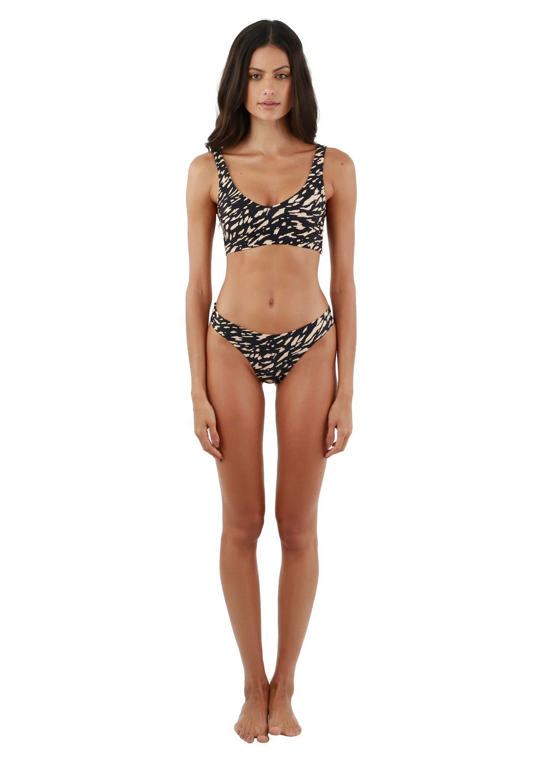 BIKINI MANCHAS REVERSIBLE TOP
