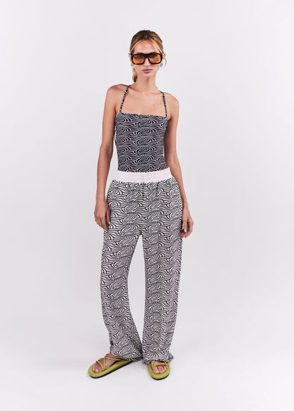 PANTALÓN ELÁSTICO SUAVE NEGRO