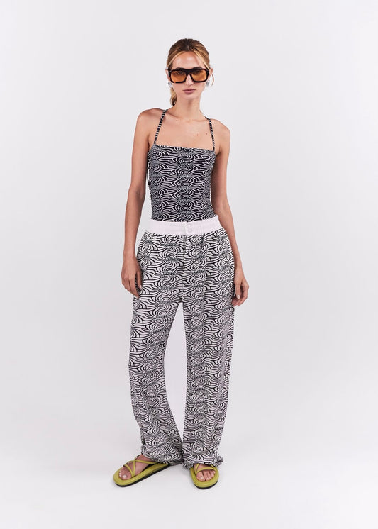 PANTALÓN ELÁSTICO SUAVE NEGRO