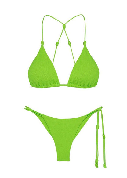 BIKINI VERDE MACRAMÉ