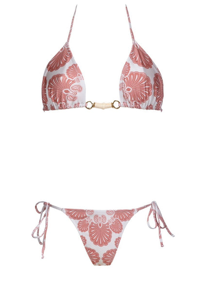 BIKINI ROJO CON BLANCO