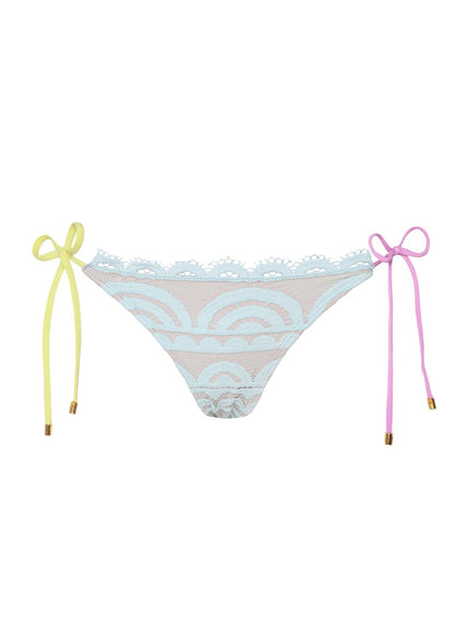 BIKINI DE ENCAJE TRICOLOR