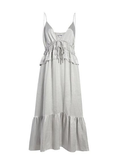 VESTIDO PLATEADO